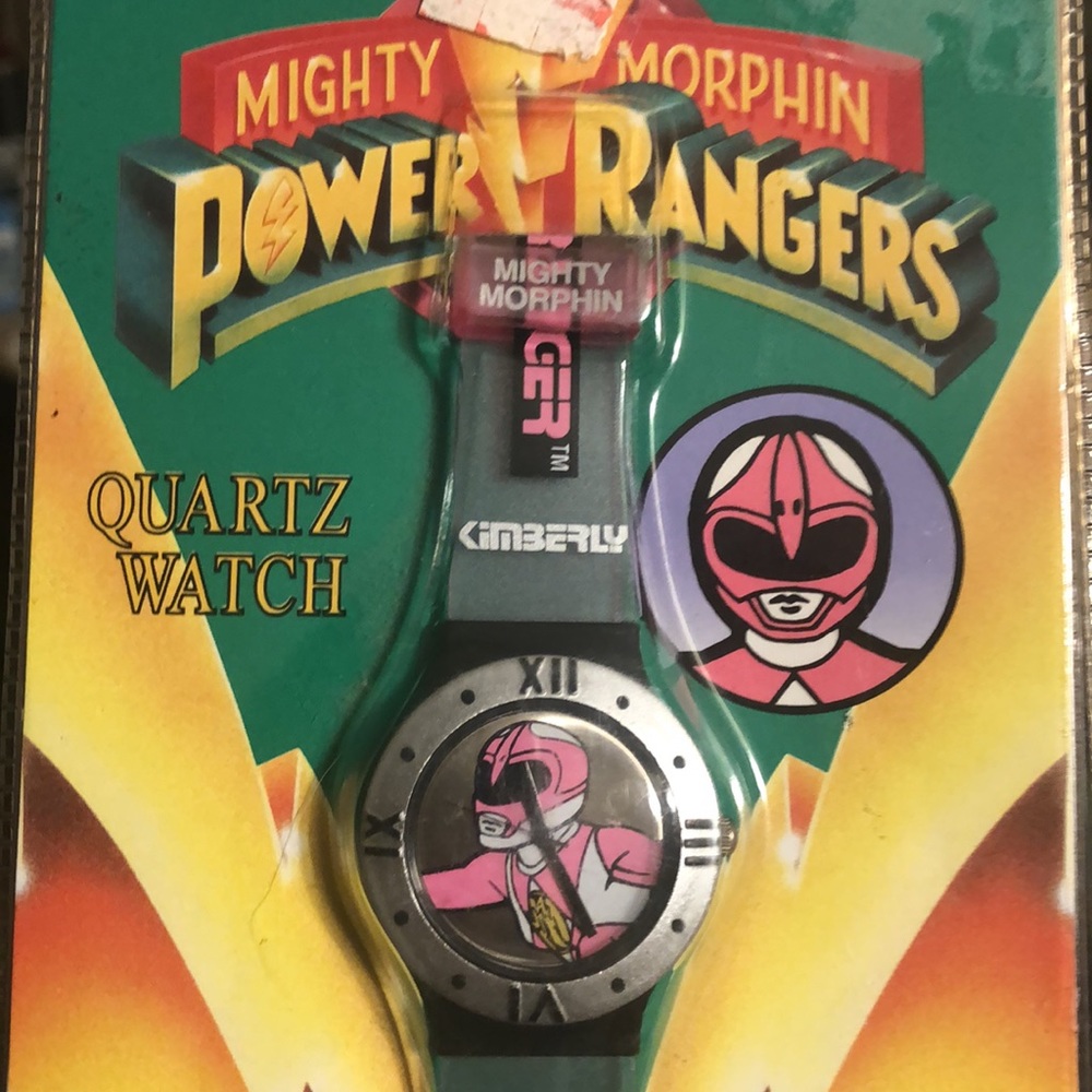 Vintage 1994 Pink Power Ranger watch